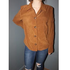 Suede Button Down!